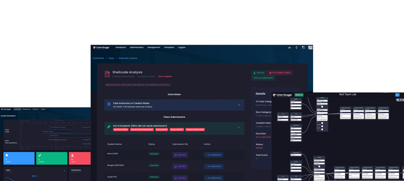 S46 simulation software dashboard